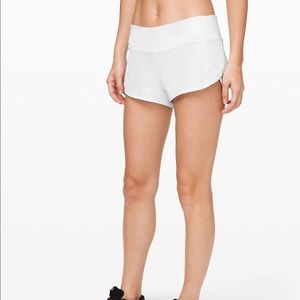 Lululemon Women’s Speed Up Short 2.5 White